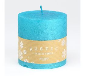 Rustic metalic val.9x9 tyrkys