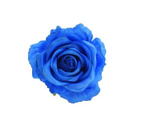 Hlava ruža modrá priem:10cm