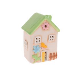 Domček led dolomit 7,1x5,2x9,7cm zelený