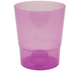 Dsto125 coubi obal orch.lesk.tran.fialový 12,5xh14,7cm/1,1l