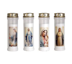 T-60l kah.plast s vrchn.panna mária biely 98hod. 380gr