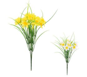Kytica narcis, zeleň mix/2f 37cm