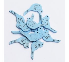 Výrez vtáčik modrý 3cm s/40 super cena