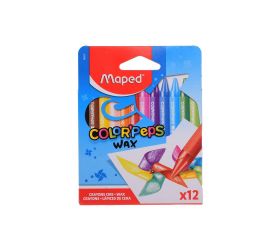 Pevná cena pastelky 12 vosk troj maped color´peps wax
