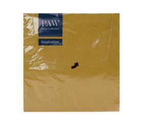 Sdl102609 servítky 33x33 cm/20ks/3vrst inspiration floral gold