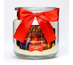 Voň.v skle christmas malý mikuláš 400gr 11cm