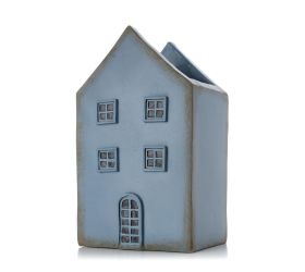 Domček modro/hne poly 11.5*8.5*19