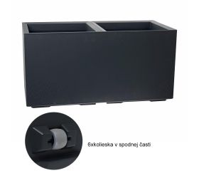 Super cena 936 obal karo eco rec beton antracit 80x40xv40cm/72l