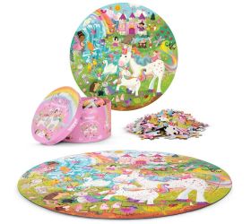 Puzzle okrúhle 150 dielov boppi - jednorožec brp009
