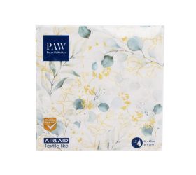 Aand007400 servítky 40x40cm/12ks airlaid golden eucalyptus