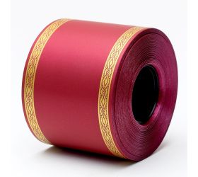 Stuha smútočná bordová 75mmx50m *42830