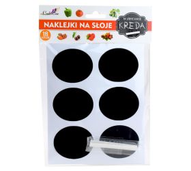 Pevná cena samolepky s kriedou na fľaše 7x4cm s/18 *2899