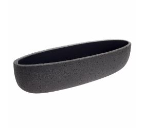 Kv-34 obal umelý kameň oval čierna 86x32x28