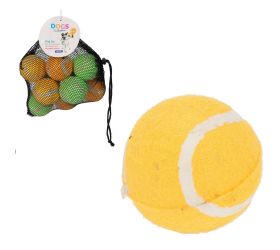 Hračka pre psa tenisové loptičky sada 10ks