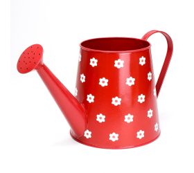 Obal krhla kov červená kvety v:16x12cm