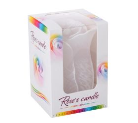 Ruža vysoká dioda biela