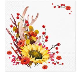 Sdl237100 servítky 33x33 cm/20ks/3vrst harvest season