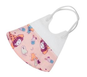 Detské rúška s/20 halloween ružové jednorázové