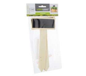 Štítok sada na rastlinu 4ks drevo cy8210030