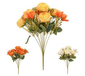 Kytica pivonka, drob.kvety,zeleň 50cm mix/3f