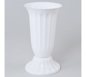 062 váza uh vrúbkovaná 17 čierna /18,5xv38cm/