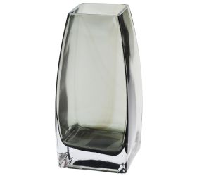 Váza sklo sivá 7x20,5cm