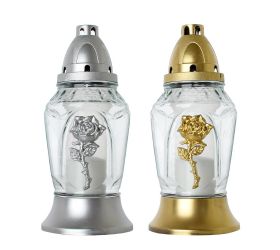 Z-519 kah.sklo ruža 60gr 25cm