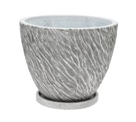 J35 kvetináč + miska nova sv.čierny 44xh36cm l