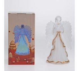 Anjel biele krídla mix bie/zla led 15*11*23cm