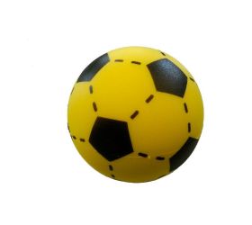 Mäkká futbalová lopta 20 cm žltá