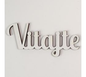 Výrez-vitajte biela 15cm s/6