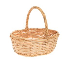 466fl/s darčekový prútený kôš sv.hnedý 38x31x16x37cm