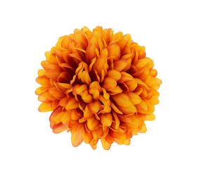Hlava chryzantéma 12cm bal:12ks oranž-červená