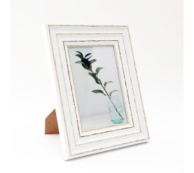 Fotorámik antik biely 26cm/ 5x7cm