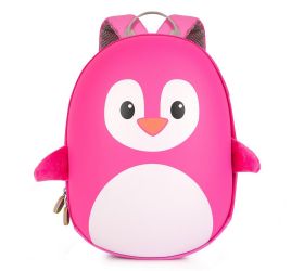 Ruksak boppi tiny trekker - penguin - ružový bb313c