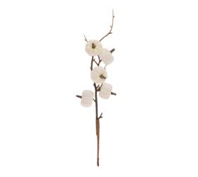 Zápich tekvičky biele 32cm