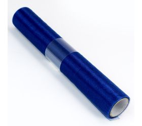 Organza rolka 32cmx6m farba 27 tm.modrá