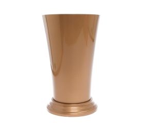 438 váza orchidea na stopke zlatá 14cm