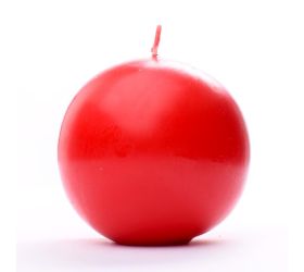 Guľa hladká 80 červená