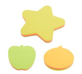 Pevná cena bloček samolep stick up 69x69mm neon /4x20list mix