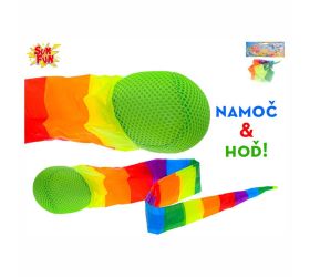 Vodná lopta s dúhovým fáborkom 95cm v sáčku