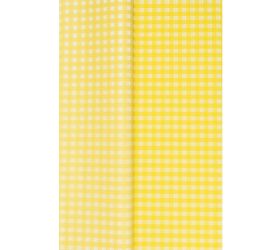 Fólia bal. papier s/20 oranžová káro 60x60cm