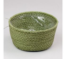 Prútie misa zelená 18,5xv9,5cm