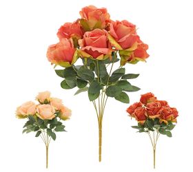 Kytica ruža x7 45cm mix/3f jesenné