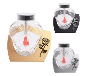 Solárny srdce s kovovým podstavcom 20cm