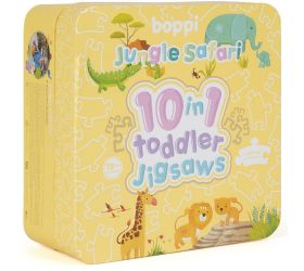 Puzzle boppi  skladačka10 v 1 - jungle safari - btj10-003
