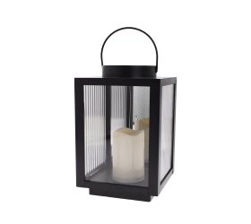 Lampáš solar+ sviečka čierny deň/noc 13/24/yze