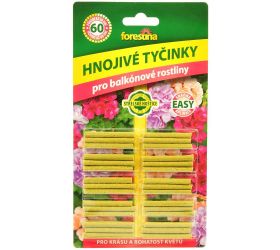 Hnojivé tyčinky pre balkónové rastliny 40g 10/b. forest.