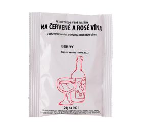 Vínne kvasinky na červ.víno fervens berry