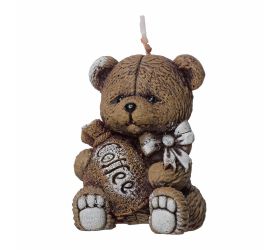 Káva nová macko hnedý 8cm